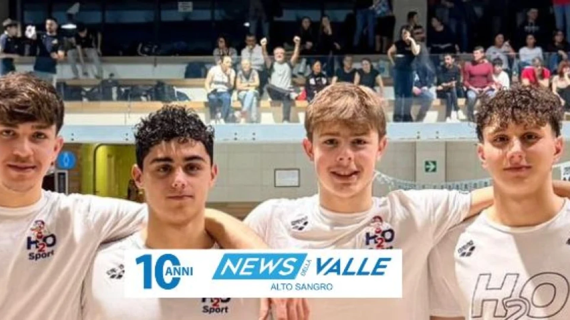 Nuoto, H2O Sport da applausi ai Campionati Regionali Individuali di Categoria: nuovo primato regionale assoluto nella 4x200 stile libero